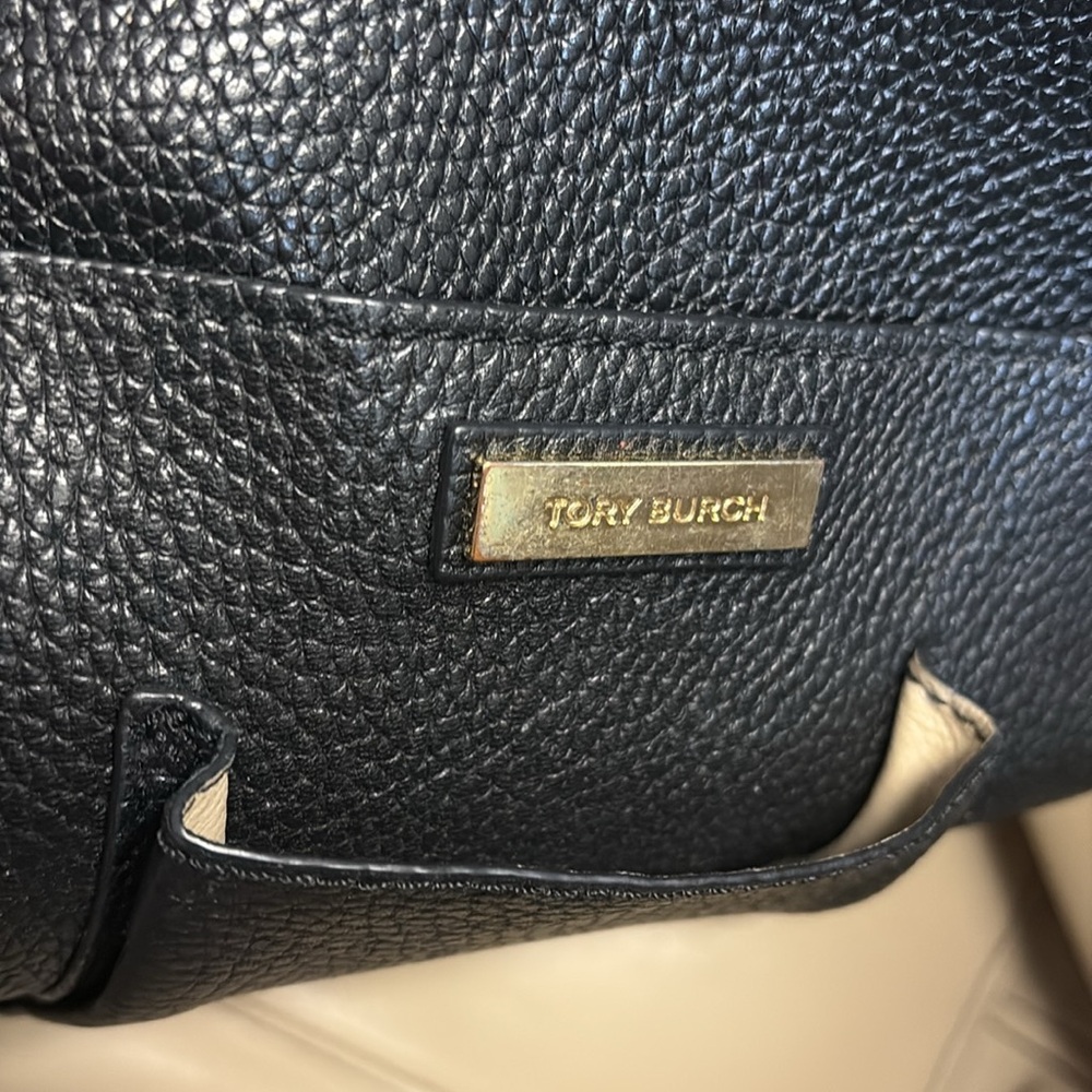 Tory Burch Perry Black large Tote Bag EUC🖤 - Picture 14 of 17